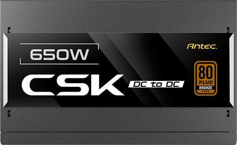 Image du produit Antec 650W CSK650DC EC 80+ BRONZE ATX (650 W)