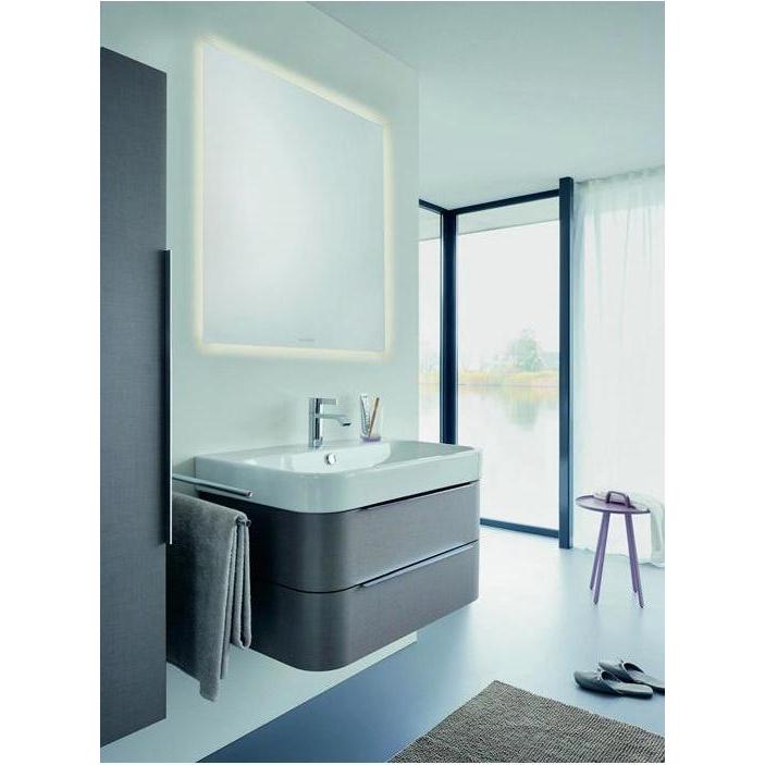 Thumbnail - Duravit, Waschbecken, Möbelwaschtisch HAPPY D.2 m ÜL HLB 800x505mm geschli 1 HL weiss (505 mm, 800 mm)