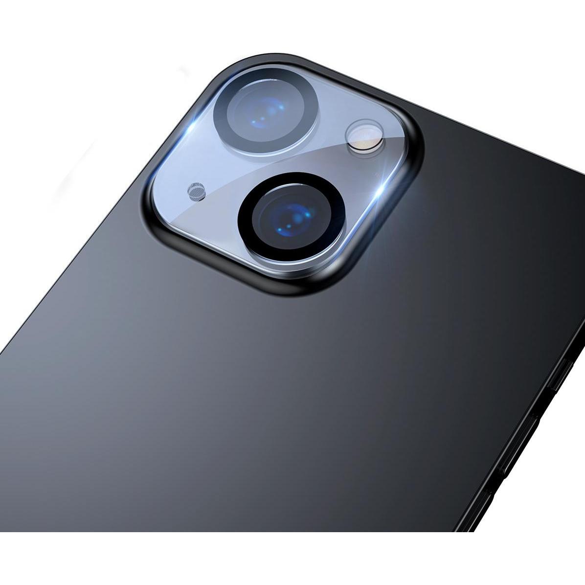 Thumbnail - Baseus Full-Frame Lens Film For iP 5.4/6.1 Inch Dual Camera 2021 (2pcs/pack) Transparent (2 Stück, Apple iPhone 13 mini)...