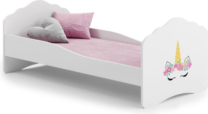Image du produit ADRK Furniture Lit avec matelas CASIMO UNICORN 160x80 (160 x 80 cm)