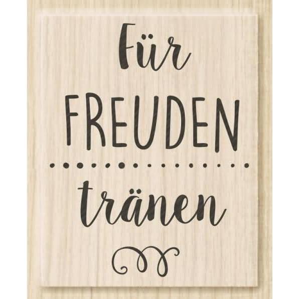Heyda, Stempel, Motivstempel 'für Freudentränen' 4,3x5,5cm