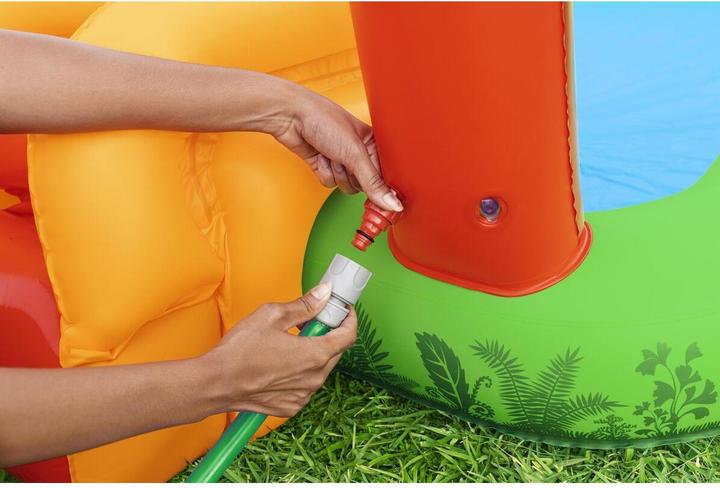 Image du produit Bestway Aire de jeux aquatiques et pataugeoire gonflable Jurassic Splash™ pour enfants 2,41 m x 1,40 m x 1,3