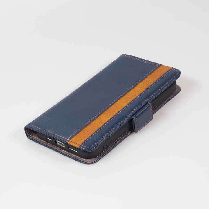 Immagine prodotto PhoneLook Etui cuir Flip Wallet en cuir véritable avec stripe design et compartiment à cartes (Apple iPhone 13 Pro Max)