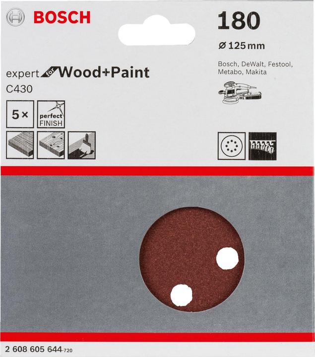 Actual product image Bosch Professional Zubehör Expert for Wood and Paint (180)