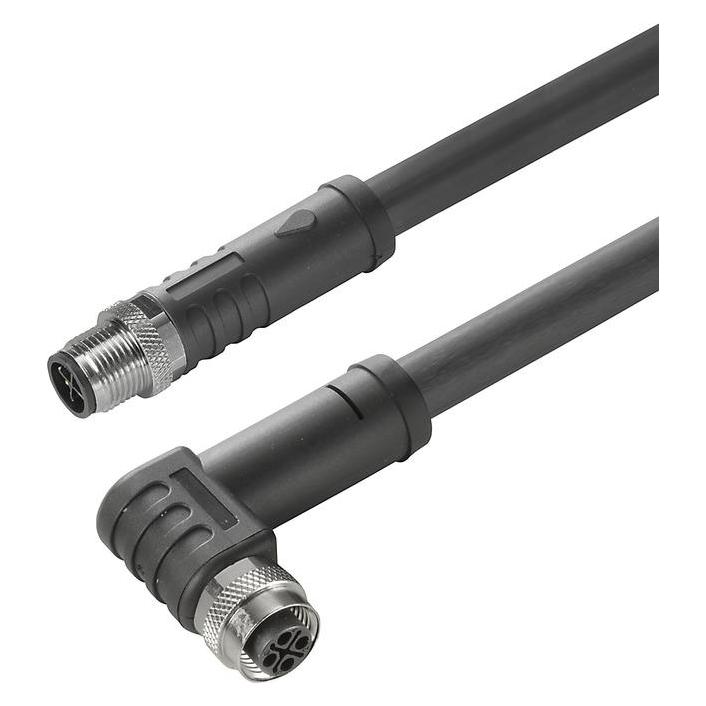Weidmüller 2050100300 Sensor/actuator aansluitkabel M12 stekker 3,00 m Aantal polen 2+PE 1 st., Kabels + Stekkers