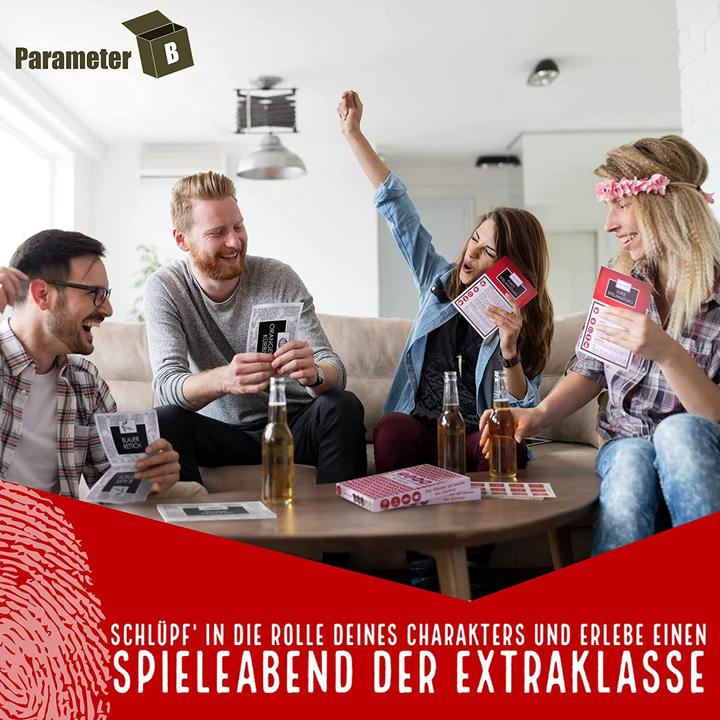 Produktbild Parameter B Der Mörder ist immer der Gärtner - Krimidinner (Deutsch, 4 Spieler)