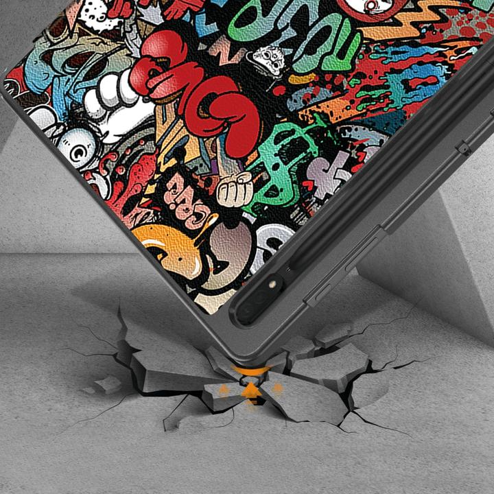 Produktbild Cover-Discount Galaxy Tab S9 Ultra - Tri-fold Smart Case Comics (Galaxy Tab S9 Ultra)