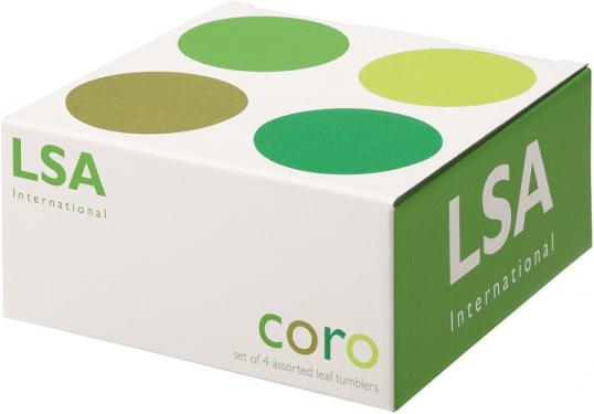 Image du produit LSA Coro Becher (gross) 560ml - leaf farben x 4 (0.56 l, 4 x)