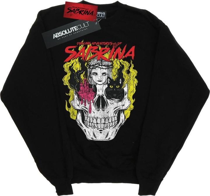 Immagine prodotto Chilling Adventures of Sabrina Icon Skull Felpa Uomo (3XL)