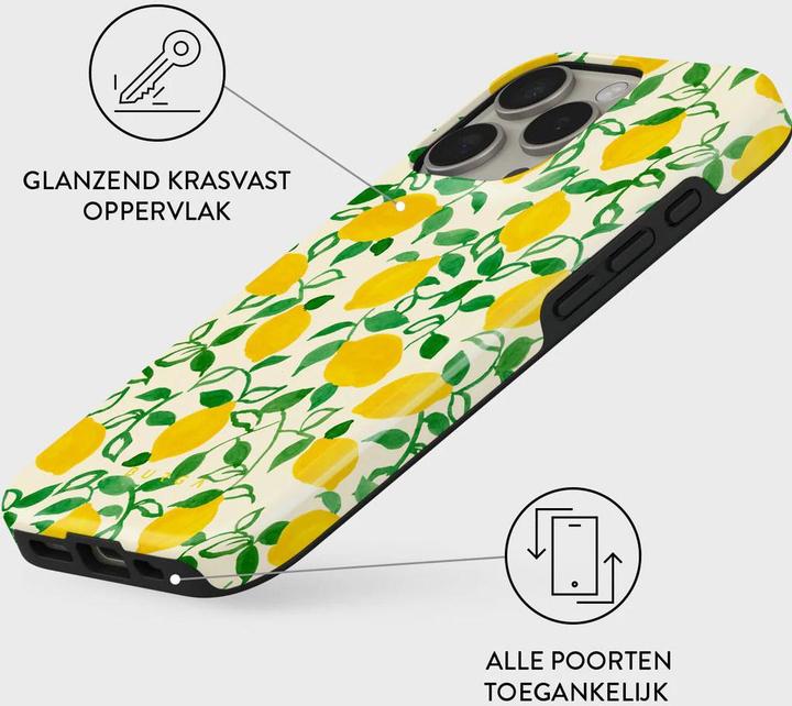 Actual product image Burga Tough Case Apple iPhone 16 Pro - Capri (Apple iPhone 16 Pro)