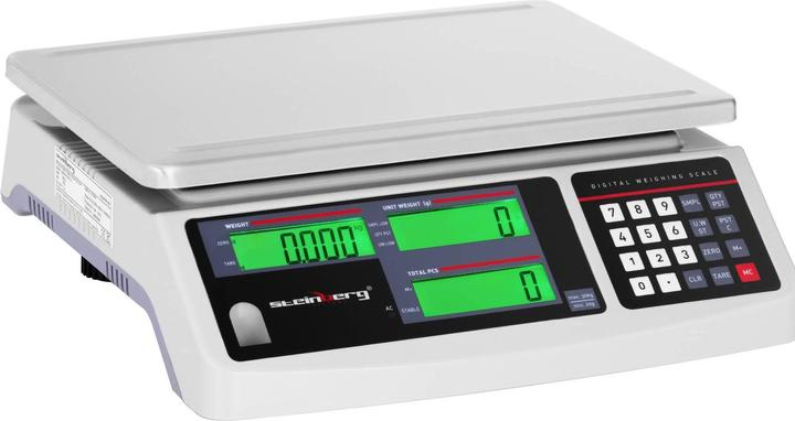 Produktbild Steinberg Zählwaage Inventurwaage Referenzwaage Stückzählwaage Stückzahl 30 kg / 1 g