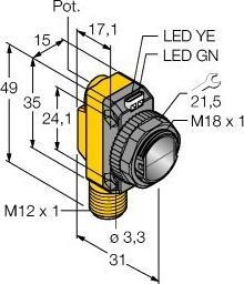 Productafbeelding Banner Sensor, retroreflecterend Sr 10m (100 m)