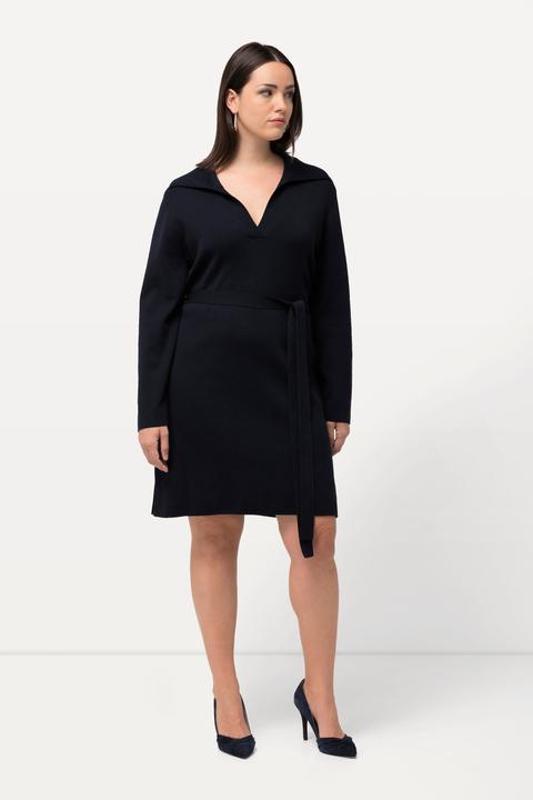 Actual product image Ulla Popken Belted Knit Dress (60)