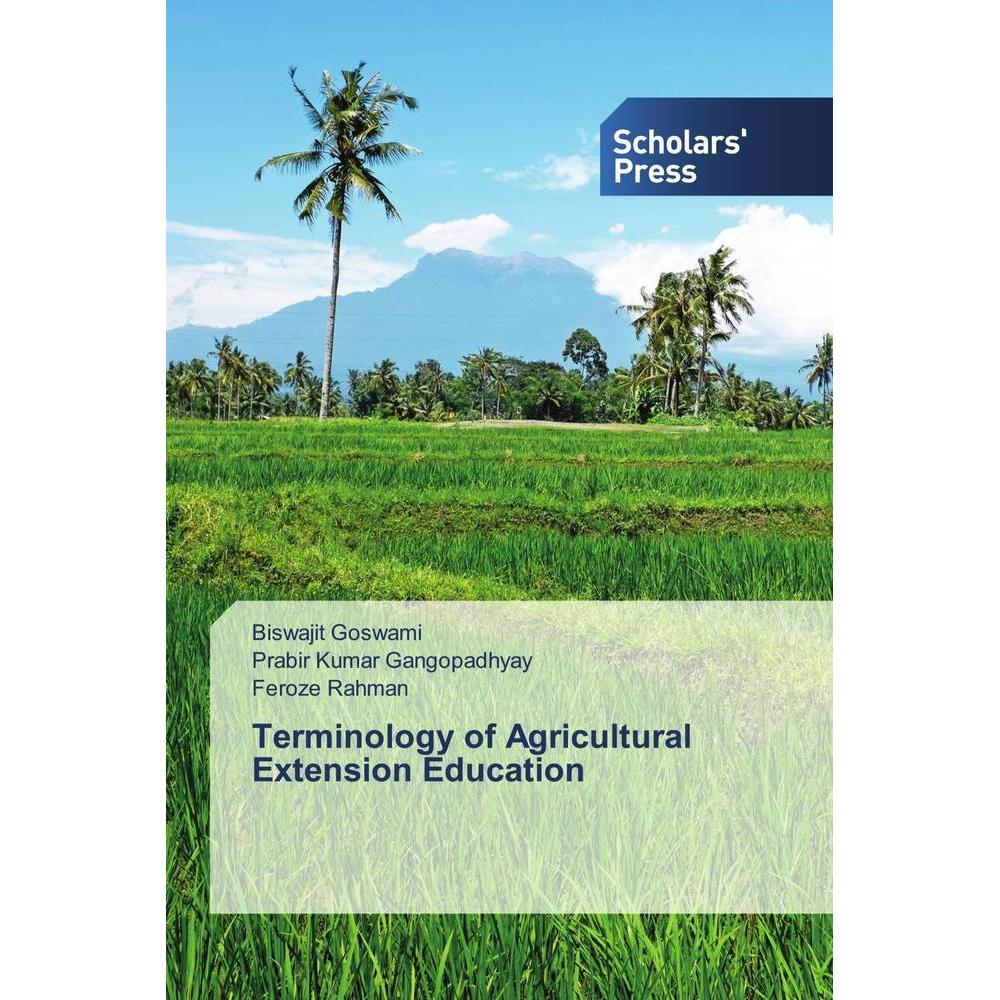 Terminology of Agricultural Extension Education, Fachbücher von Biswajit Goswami, Feroze Rahman, Prabir Kumar Gangopadhy...