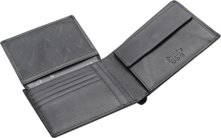 Actual product image Esquire Logo wallet leather 13 cm