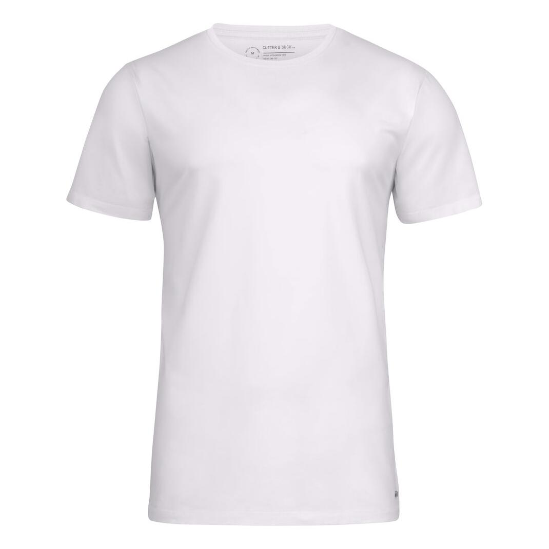 Cutter & Buck, Herren, Shirts, Manzanita Roundneck Men, Blau, (M)