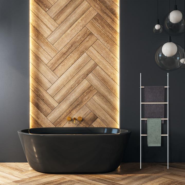 Actual product image Relaxdays Towel ladder