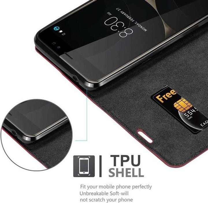 Productafbeelding Cadorabo Boek Onzichtbare Magneethoes (ZTE Nubia N1 Lite)