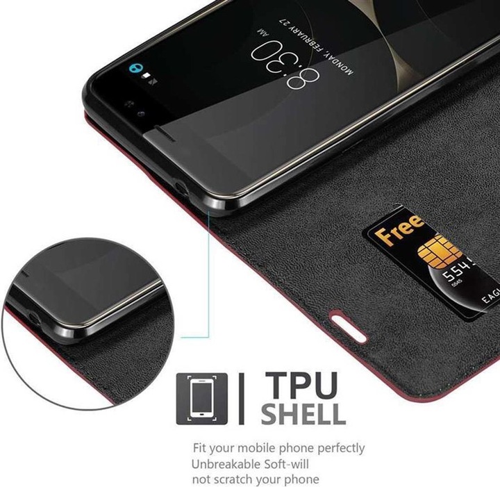 Produktbild Cadorabo Book Invisible Magnet Cover (ZTE Nubia N1 Lite)