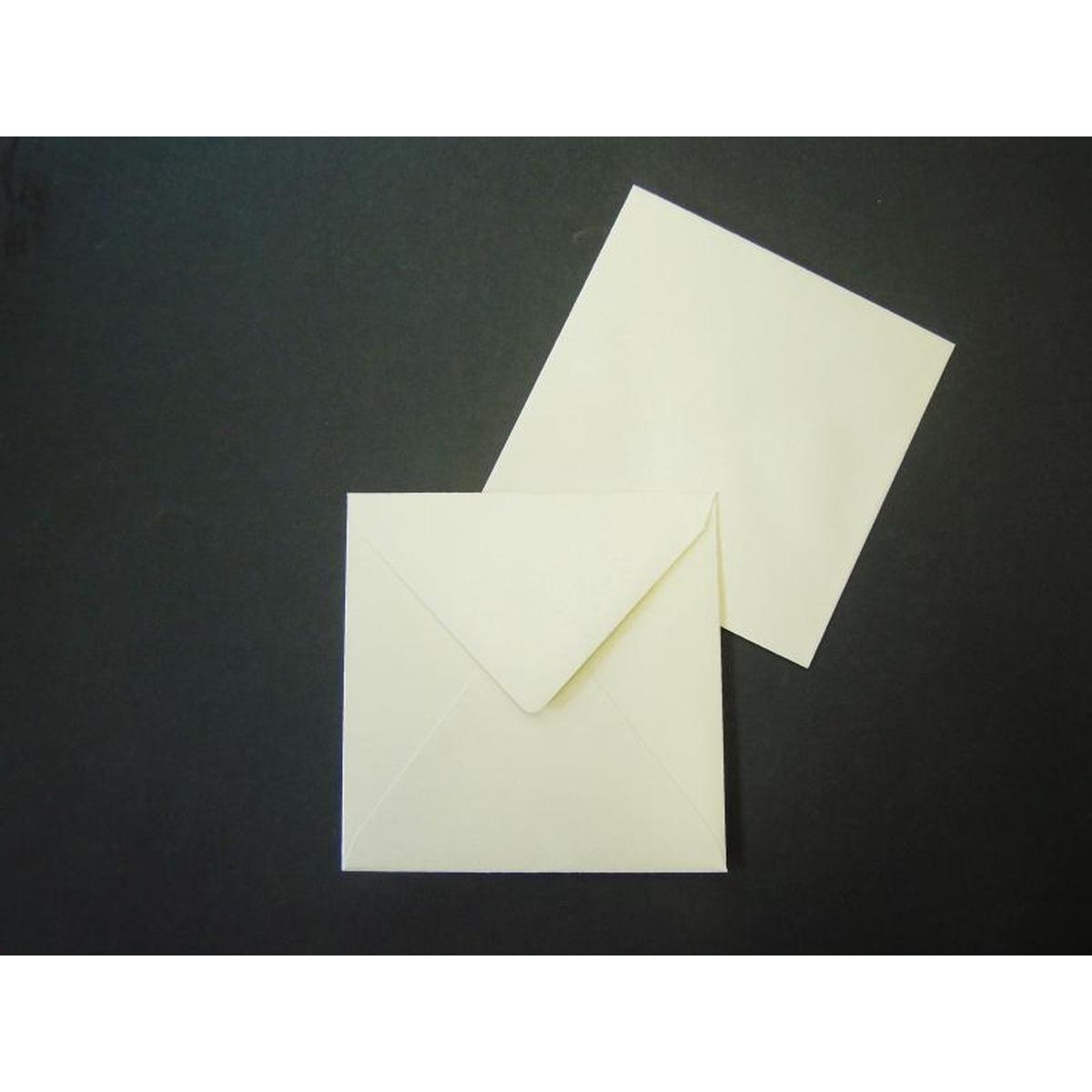 Blanke, Briefumschlag, Briefumschläge 125x140mm 100g/qm gummiert VE=100 Stück candle light (100 x)