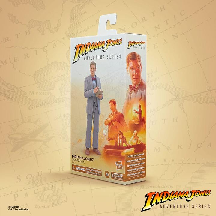 Actual product image Hasbro Indiana Jones Adventure Series figurine Indiana Jones (Professor) (Indiana Jones et la Dernière Croi