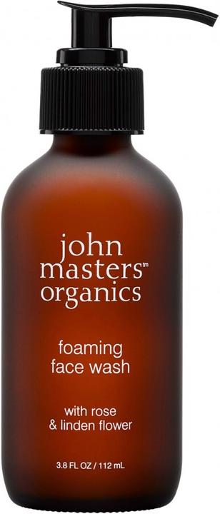 Image du produit John Masters Organics Foaming Face Wash Rose & Linden Flower - Nettoyant moussant pour le visage (Mousse nettoyante, 112 ml)