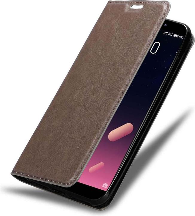 Actual product image Cadorabo Book Invisible Magnet Cover (Meizu M6s)