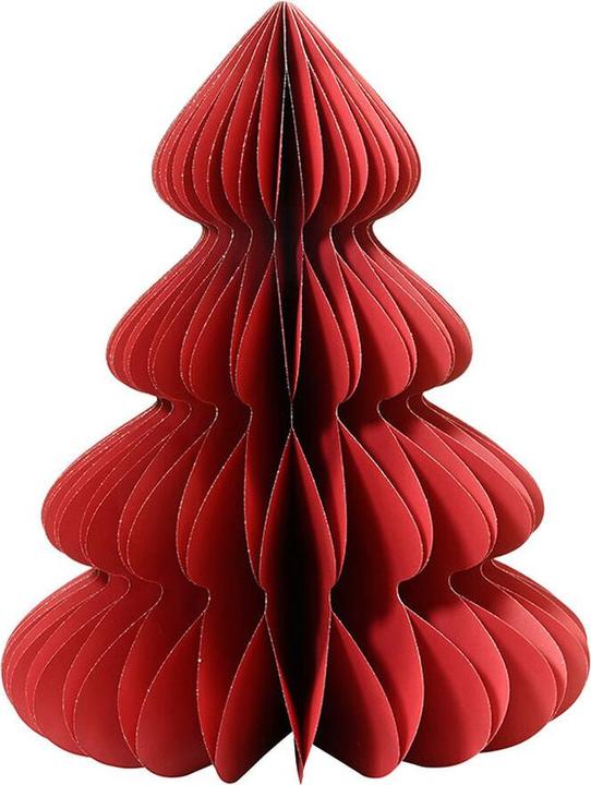 Decoris Weihnachtsbaum Rot Papier Ø 72 x 90 cm