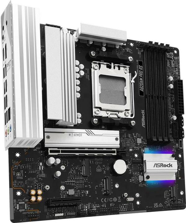 Productafbeelding AsRock A620AM Pro RS AM5 mATX HDMI/DP DDR5 (AM5, AMD A620, mATX)