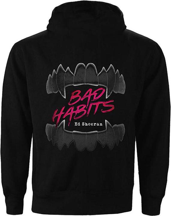 Immagine prodotto Music Brand Felpa con cappuccio Bad Habits (XXL)