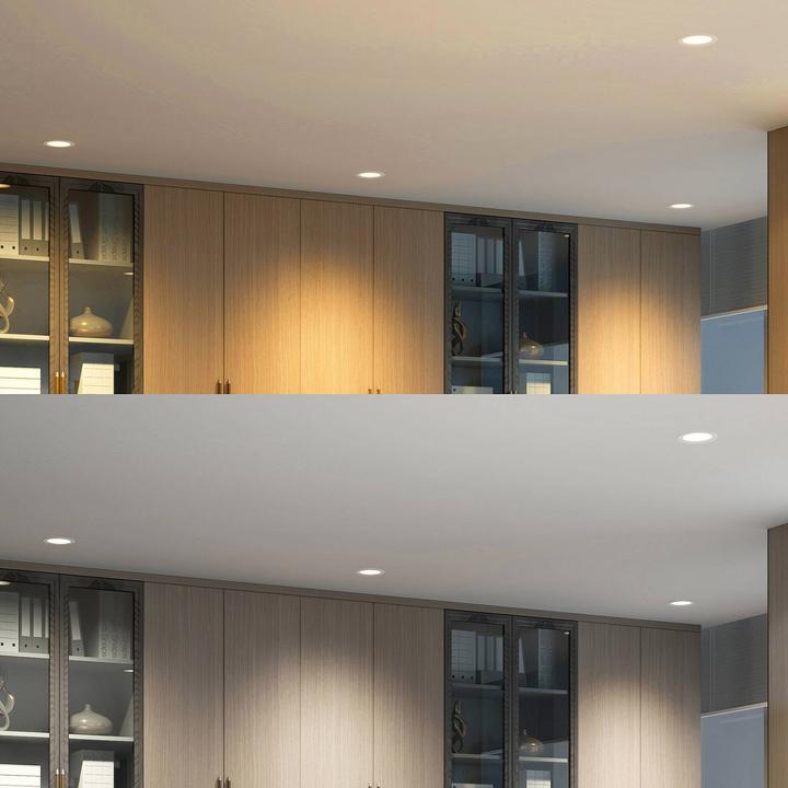 Produktbild Prios Rida LED-Einbaustrahler, CCT, 14,5 cm, 12 W (1060 lm)