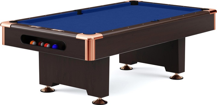 Produktbild Automaten Hoffmann Billardtisch Club Pro III Dekor Nussbaum (254 x 127 cm)