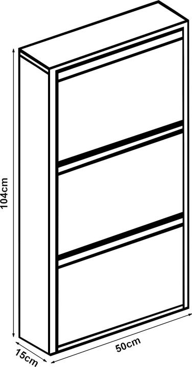 Actual product image En.Casa Sokndal (104 x 50 x 15 cm)