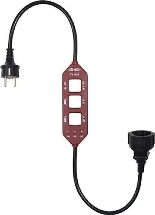 Testboy Strommessadapter TV 435 Laststrom-/Differenz-/Leckstrommessung (CAT III 300V)
