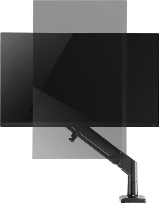 Produktbild Ergo Office Schwarze Ergo-Büromonitor-Tischhalterung, Gasdruckfeder, 17"-32", 9kg, ER-405B (Tisch, 32.01")