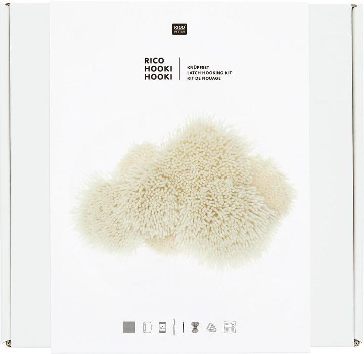 Produktbild Rico Design Rico Hooki Hooki, Knüpfset, Wolke