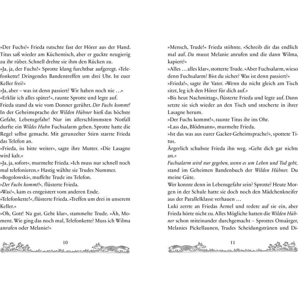 Thumbnail - Die Wilden Hühner 3. Fuchsalarm, Kinderbücher von Cornelia Funke