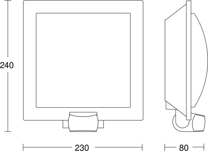 Actual product image Steinel Sensor lamp L 20 S (2000 lm, E27, IP44)
