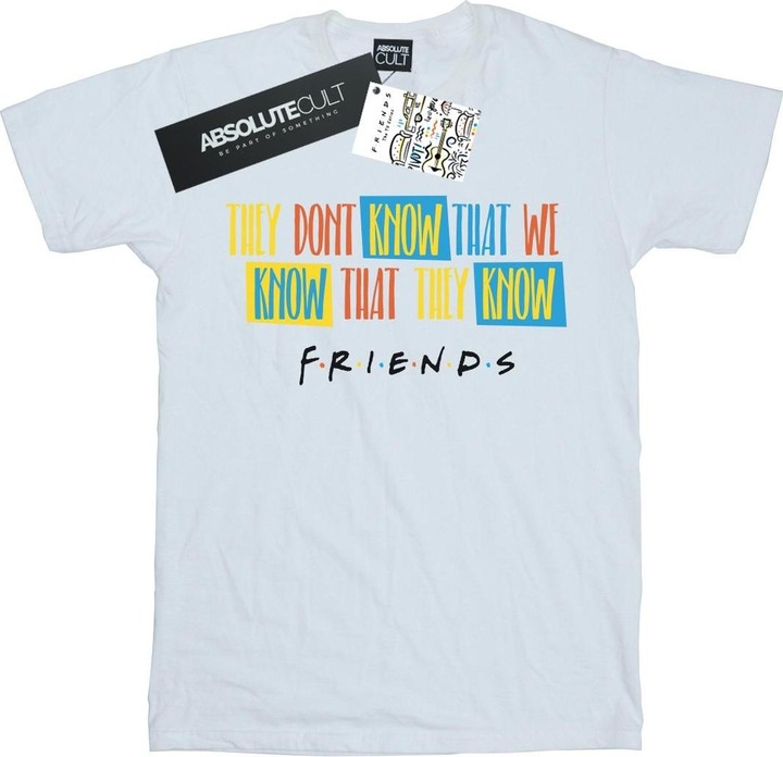 Immagine prodotto Friends They Don't Know Script Maglietta Ragazze (128)