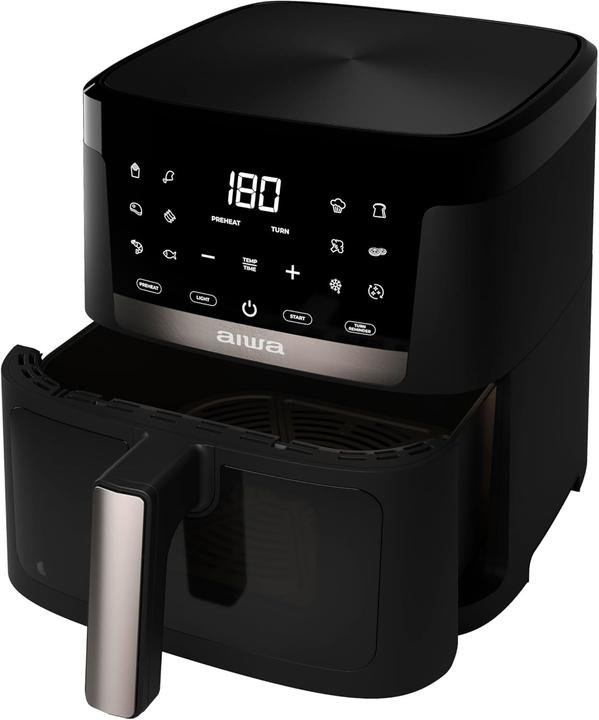 Produktbild Aiwa Luftfritteuse mit digitaler Bedienung, 12 Programmen, Selbstreinigung und Kijkvenster