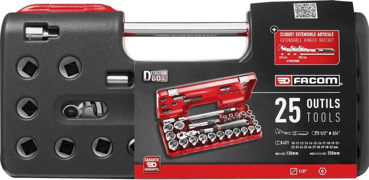 Produktbild Facom Steckschlüsselsatz metrisch 1/