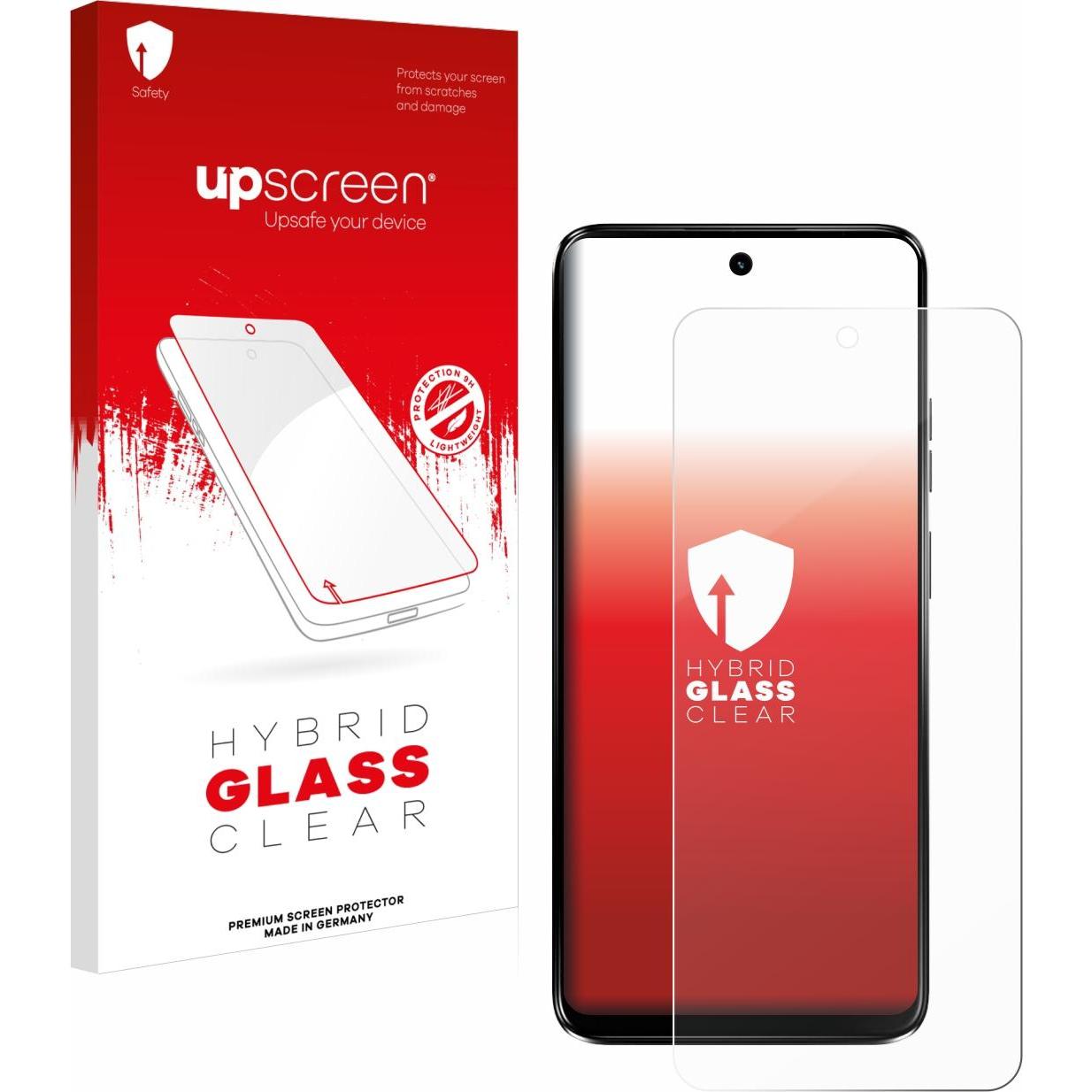 upscreen Schutzglas Schutzfolie Displayschutz Display Schutz Glas Folie klar (1 Stück, Motorola Moto G34), Smartphone Sc...