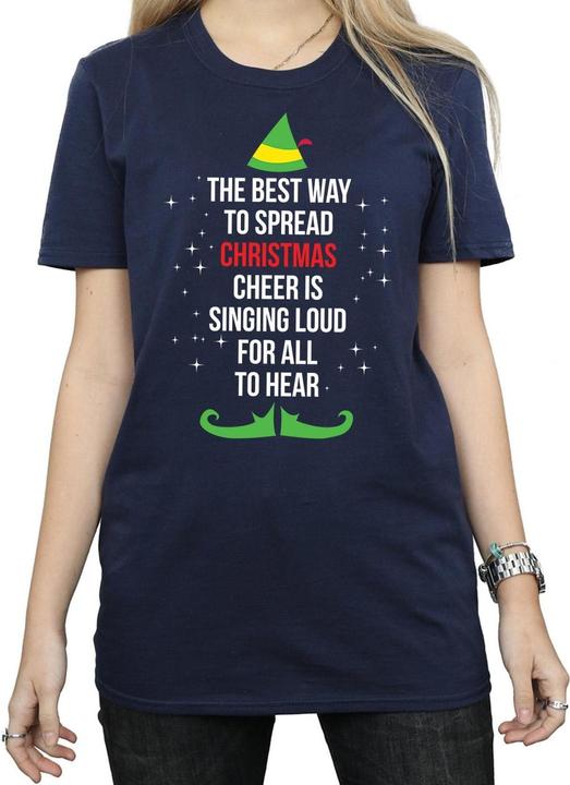 Produktbild Elf Christmas Cheer Text TShirt (3XL)