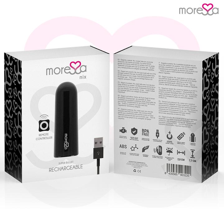 Actual product image Moressa Amoressa remote-controlled vibrator four different stimulation modes remote control