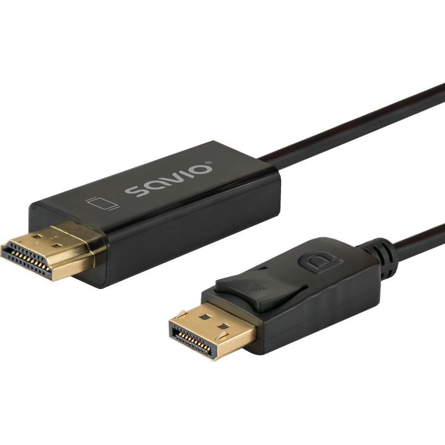 Savio CL-183 (1.50 m, DisplayPort), Video Kabel