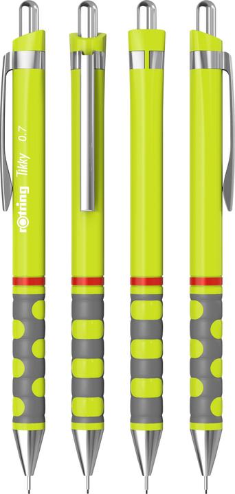 Actual product image Rotring Minenbleistift Tikky 0.7 mm, limegreen (0.70 mm, HB, 1 x)