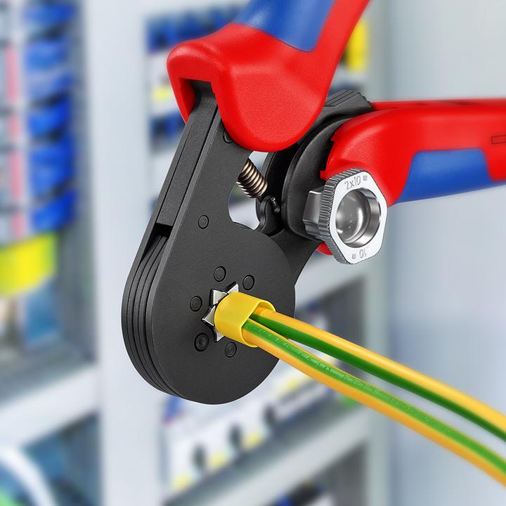 Image du produit Knipex Pince à sertir auto-réglable (180 mm)
