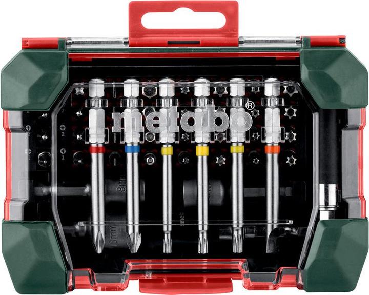 Actual product image Metabo Bit Box SP (T20 2x, T30 1x, PZ2 1x, T25 2x, T40 1x, SL6 1x, SL4 1x, PZ1 1x, PH3 x1, 1x PH 1, PH2 x2)