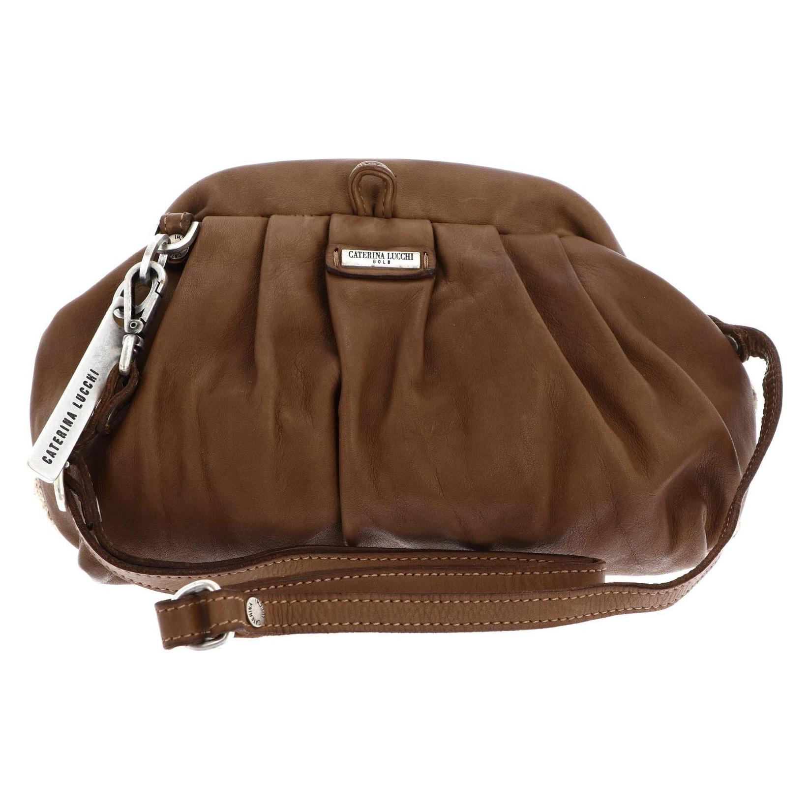 Caterina Lucchi, Damen, Handtasche, Los Angeles Violante Pochette, Braun