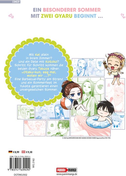 Immagine prodotto Panini Gibt's denn keine Gyaru, die nett zu Otaku sind?! 02 (Tedesco, Norishirochan, Sakana Uozumi, Benjamin Rusch, 2024)